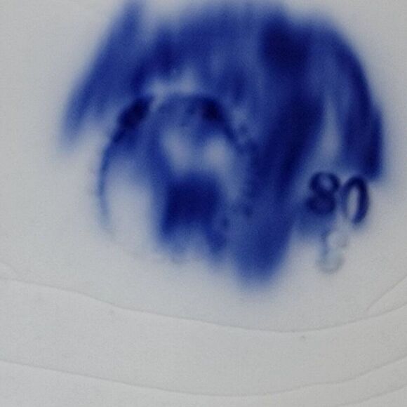 Antique Wedgwood Blue China Covered Vegetable Dish Serving Bowl Roses England - Picture 8 of 11